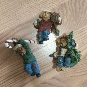 Boyd's Bear Figurine Planted Pot Container Lip (3)